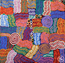 Native american artist | photo, information. Awelye Bush Melon By Betty Mbitjana From Utopia Central Australia Created A 92 X 95 Cm Acrylic On Canvas Painting Sold At The Aboriginal Art Store
