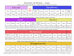 Mar 01, 2020 · a liturgical calendar for the year 2021. Seasons Of Grace Liturgical Calendar Matawan United Methodist Church