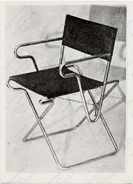 1928 Marcel Breuer Folding Chair Furniture Design Chair Bauhaus Furniture Marcel Breuer