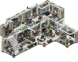 Industrial Habbo Manor In 2020 Pixel Art Landscape Pixel Art Design Pixel Art