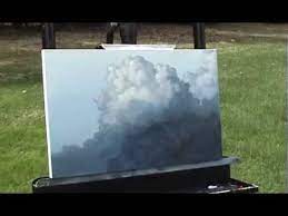 Cloud acrylic step by step painting tutorial (colorbyfeliks). Big Puffy Clouds Time Lapse Speed Painting In Acrylic By Tim Gagnon Http Www Timgagnon Com Youtube
