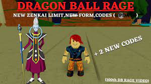 Code ro ghoul roblox ; Roblox Dragon Ball Rage New Zenkai Limit New Form Codes Update Youtube