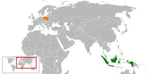 This flag is tinged with two equal horizontal segments of red and white. Indonesia Poland Relations Wikipedia