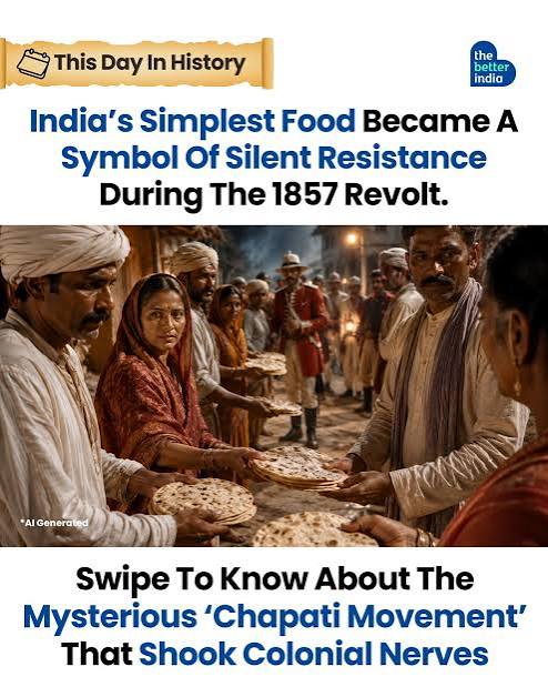 Can a chapati become a symbol of freedom? On this day, May 10, 1857, the First War of Indian Independence began. But even before the revolt erupted, thousands of chapatis were already