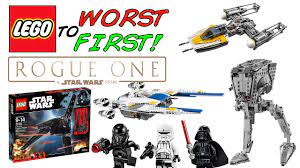 Lego gets ready for rogue one: Lego Worst To First All Lego Star Wars Rogue One Sets Youtube