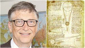 Codex Leicester Bill Gates Paid 30 8 Million For Leonardo Da Vinci S Book Of Ideas And Theories Including That Of Planetshine Leonardo Da Vinci Book Codex Leicester Leonardo