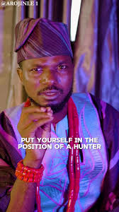 Put yourself in the position of a hunter... Good morning