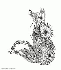 Maybe you would like to learn more about one of these? Fox Coloring Page Mandala Coloring Pages Printable Com