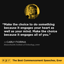 Carly Fiorina 2000 Best Commencement Speeches Carly Ethics Quotes