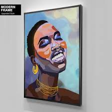 African American Woman Portrait Poster, Afro Queen Portrait Canvas, Black  Girl Portrait Print, Black Woman Art Print, Feminism Poster IAM4