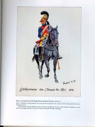 Royal Army 1814 30 Plate 4 Gendarmerie Of The Royal Parks Gendarme Private 1814 15 Polish Winged Hussars Winged Hussars History