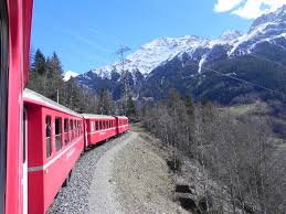 From Tirano: Bernina Train To St. Moritz