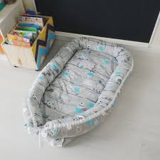 Baby Nest Baby Cocoon Baby Nest Bed Co Sleeper Pillow Bed Baby Bed Baby Bear Print Baby Showe Baby Nest Bed Printed Baby Shower Baby Nest