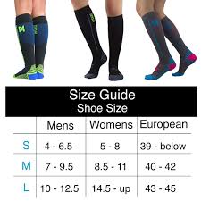 featherweight compression socks l sporty blue neon yellow