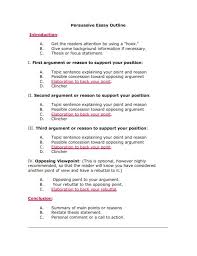 In the position paper you should: Persuasive Essay Outline For High School And College Essay