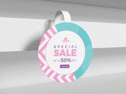 Download Free Shelf Display Wobbler Mockup Free Mockup