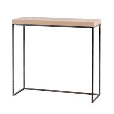 Meuble d'entrée métal à tiroirs : Console Bois Avec Pieds Metal Industriel Brin D Ouest