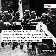 September 1945 mit der kapitulation japans. Cdu Heute Vor 81 Jahren Am 1 September 1939 Begann Facebook
