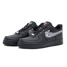 Custom Black Nike Air Forces Cherub Air Force 1 Black Low Custom Sneakers Stillalive Custom Sneakers Sneakers Nike Air Force Sneaker