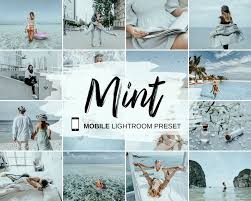 Mobile Lightroom Presets Mint Sea Preset Blue Green Preset Etsy In 2020 Lightroom Presets Lightroom Photo Editing Lightroom