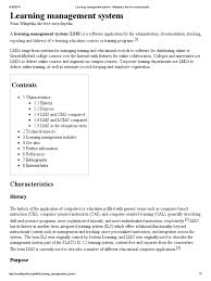 Beverungen and case (2011) argue that â€œ we might find that ethics in business involves a basic dislocation relating to phenomenal experiences arising when things are out of placeâ€ (beverungen. Learning Management System Wikipedia The Free Encyclopedia Technology Engineering Computing