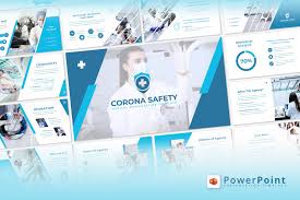 Download Corona Safety 90 Slide Powerpoint Template In Presentation Templates On Yellow Images Creative Store PSD Mockup Templates