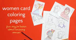 Each day during the month of march (or any time of the year. The Women Cards Women S History Month Coloring Pages