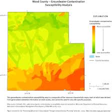 Protecting Groundwater In Wisconsin Through Comprehensive Planning Wood County Susceptibility Maps