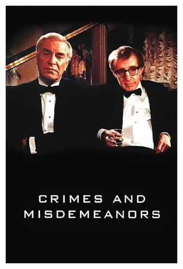 Woody Allen and Martin Landau in Crimes and Misdemeanors Poster