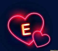 You'll love these baby names that start with e almost as much as your baby. E Name Dp Pics For Whatapp N Facebook With Neon Light Heart Black Background L Names Black Background Wallpaper Name Wallpaper