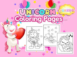 Reduce everyday tension with our exclusive selection of printable coloring pages. Unicorn Coloring Pages For Kids Graphic By My Creative Shop Creative Fabrica