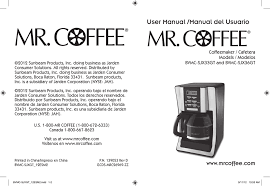 The electrical base, power cord, and plug of the dish washable coffee maker are not dishwasher safe and should never be immersed in water or other liquids Mr Coffee Bvmc Sjx33gt User S Manual Manualzz