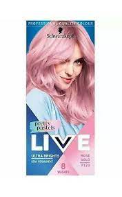 Pink hair is a fashion hair color that blends lighter shades of red on lighter hair. 2 X Schwarzkopf Live Pastell Rose Gold Semi Permanente Haarfarbung Blondinen Baby Pink Ebay