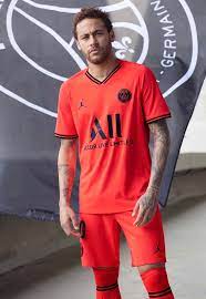 Return of the hechter band on this psg football shirt for the 50 years of the parisian club. Psg X Jordan Launch 2019 20 Away Kit Soccerbible