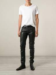 Robin's jean men's denim with 2 row clear crystals and black crystals $ 497.50 $ 995.00. Diesel Black Gold Coated Jeans In Black For Men Lyst