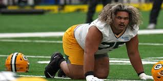 Packers rookie lineman Sean Rhyan unhappy after rough showing in drill