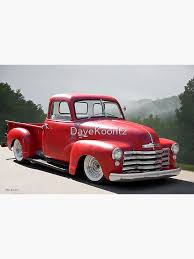 Image result for Red 1950 Truck