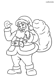 You will find santa claus with christmas gifts and in sleigh coloring sheets. Santa Claus Coloring Pages Free Printable Santa Coloring Sheets