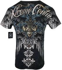 $159.99 (usd) on sale for: Xtreme Couture By Affliction Men T Shirt Sinners Tattoo Biker Mma Gym M 2x 40 Mma Style Wear