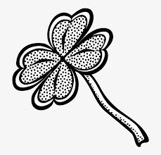 Ornament bunga png black floral frame png transparent png. Coloring Book Four Leaf Clover Computer Icons Line Vektor Bunga Hitam Putih Png 743x750 Png Download Pngkit