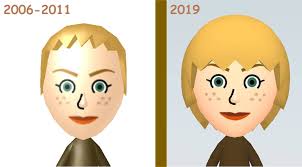 Jessie (Wii Sports CPU Mii)- 2006-2011 vs 2019 by John-Sulu