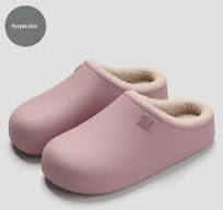Eva Cotton Slippers Waterproof, Soft Non Slip Plush Home ...