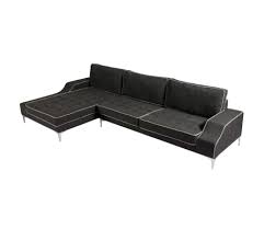 Vidaxl canapé convertible en forme de l pour lit d'appoint, canapé d'angle en cuir synthétique noir. Canape Canapes Et A Petits Prix Vidaxl Fr
