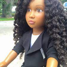 Step Aside Barbie We Re All About This Natural Hair Doll Natural Hair Doll Natural Hair Styles Curly Hair Styles Naturally