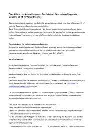 Ein crowdfundingprojekt soll das vorhaben finanziell unterstützen. Checkliste Zur Aufstellung Und Betrieb Von Festzelten Landkreis