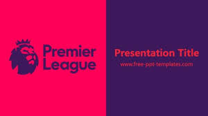 Premier League Ppt Template Premier League League Ppt