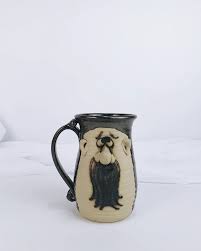 Ugly Mug, Vtg. Peter Petrie Pottery P980 Size: 5 ¼ tall, 3 ¼ opening Artist  signed. Comment Mine or Dm MOP:GCASH/BPI #@thepickypicker.ph #uglymug  #facemug #pottery