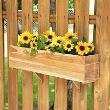 Rectangle Teak Wood Blossom Flower Box Www Hayneedle Com Window Planter Boxes Wood Flower Box Window Box