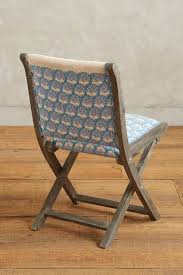 Elephant Terai Folding Chair Folding Chair Blue Chairs Living Room Blue Velvet Dining Chairs