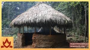 A thatch roof can add a tropical atmosphere to any outdoor structure, but looks particularly good on a you will need the following tools and materials for installing a thatched roof. Primitive Technology Round Hut Youtube
